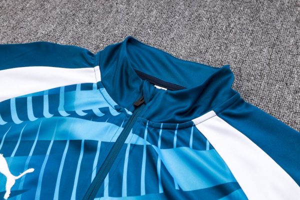 Manchester City 2024/25 Half-Zip Adult Sweater+Pant 815 - Image 3