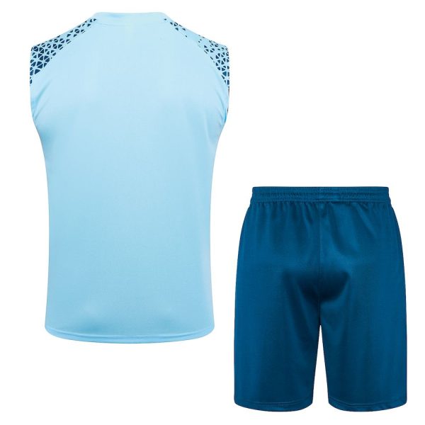 Manchester City 2023/24 Adult Tank Top+Short 815 - Image 2