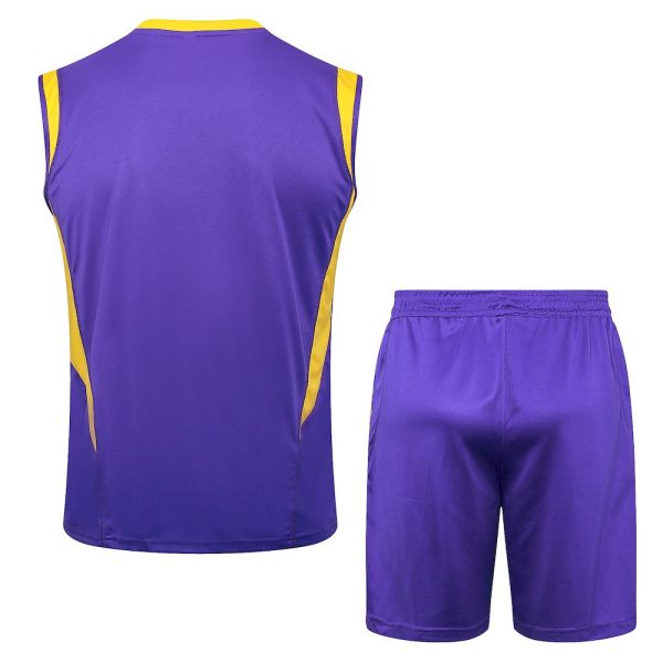 Real Madrid 2023/24 Adult Tank Top+Short 815 - Image 2