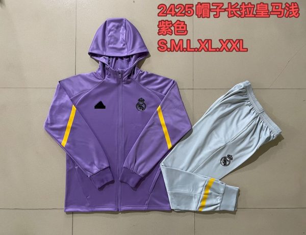 Real Madrid 2023/24 Hoodie+Pant 815 - Image 2