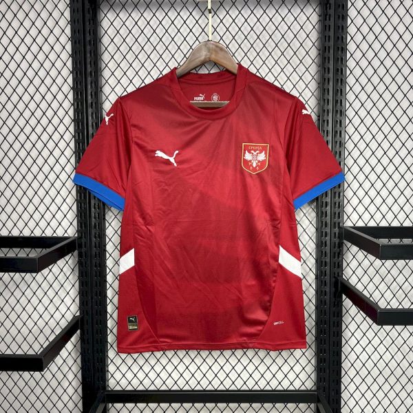 Serbia 2024/25 Euro Home Jersey - Image 4
