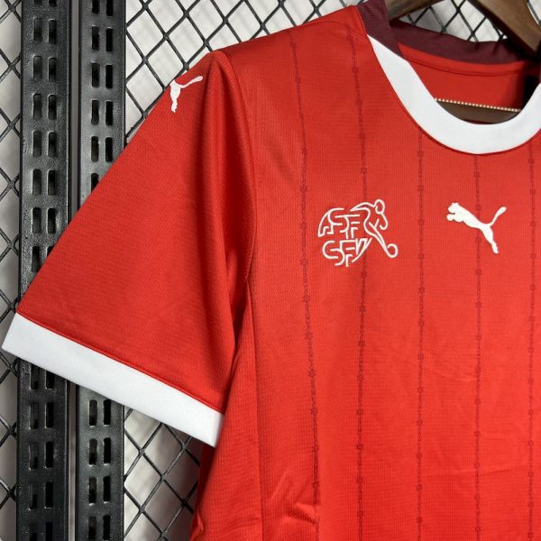 Switzerland 2024/25 Euro Home Jersey - Image 5