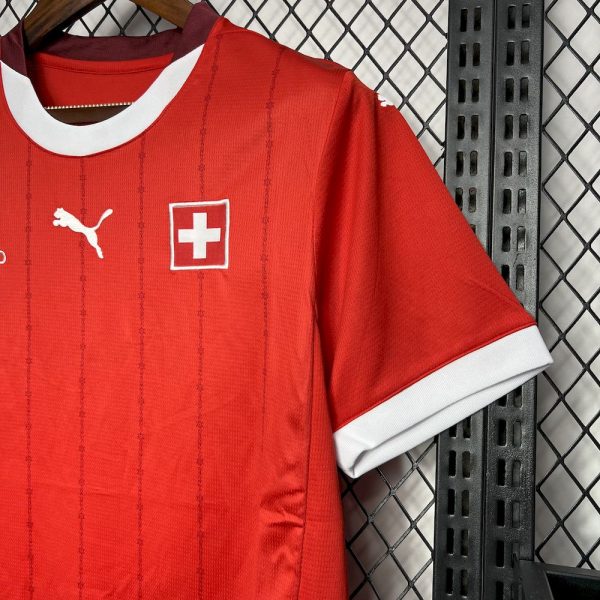 Switzerland 2024/25 Euro Home Jersey - Image 4