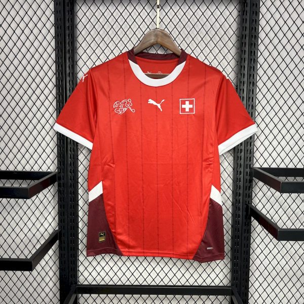Switzerland 2024/25 Euro Home Jersey - Image 3