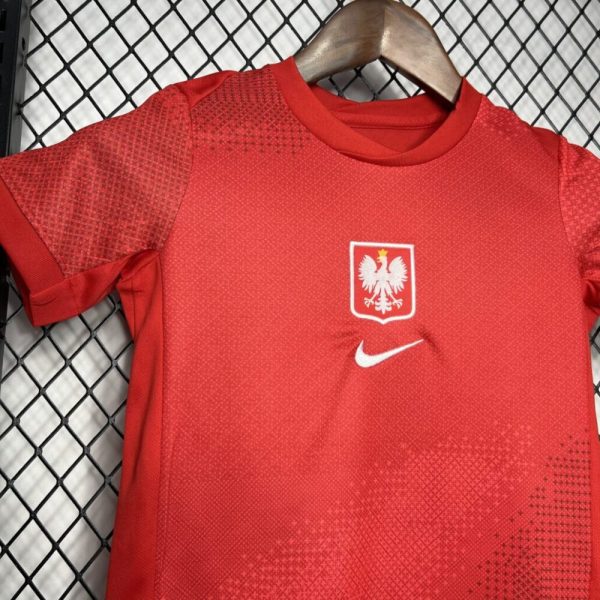 Poland 2024/25 Euro Away Kids Kit - Image 4