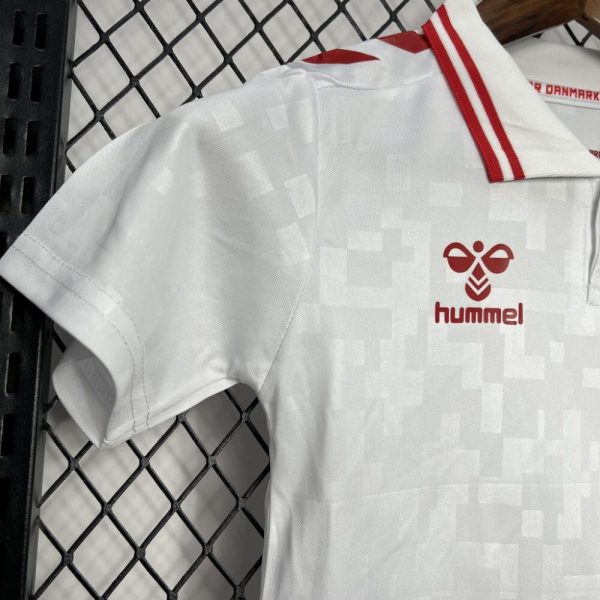 Denmark 2024/25 Euro Away Kids Kit - Image 5