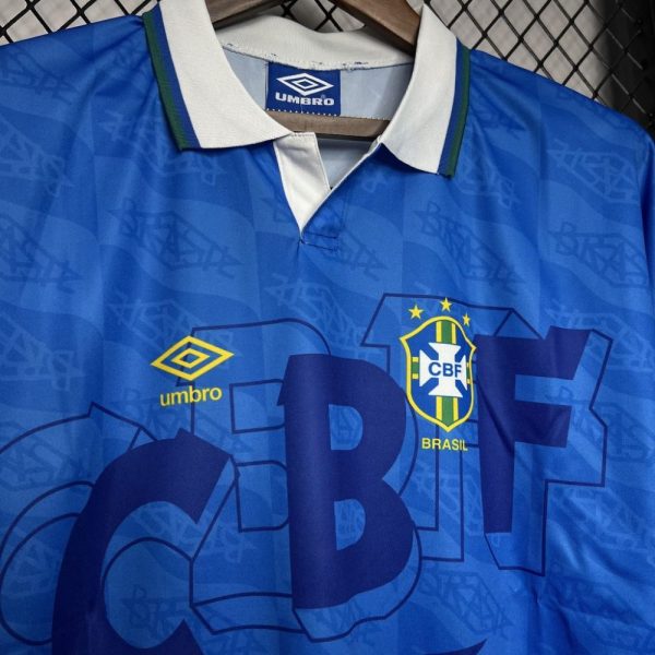 Brazil 1991/93 Away Retro Jersey - Image 6