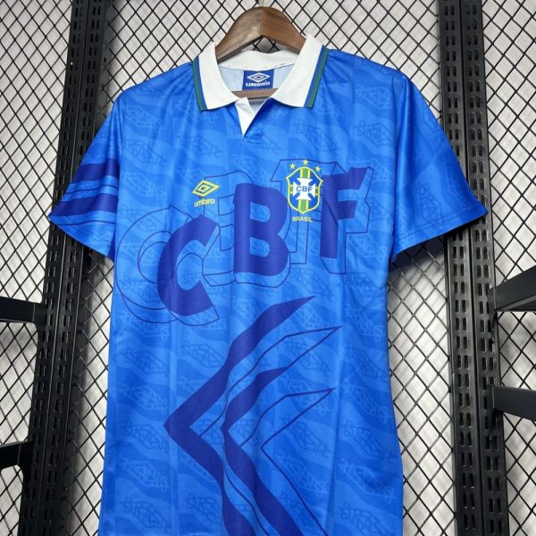 Brazil 1991/93 Away Retro Jersey - Image 4