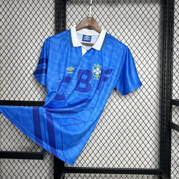 Brazil 1991/93 Away Retro Jersey - Image 3