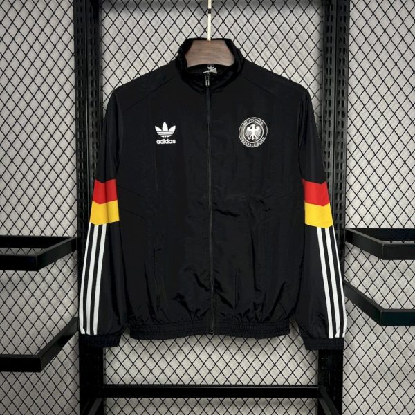 Germany 2024/25 Euro Black Windbreaker
