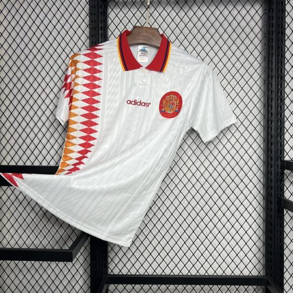 Spain 1994 Away Retro Jersey - Image 8