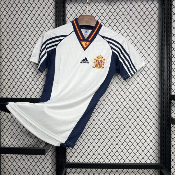 Spain 1998 Away Retro Jersey - Image 7