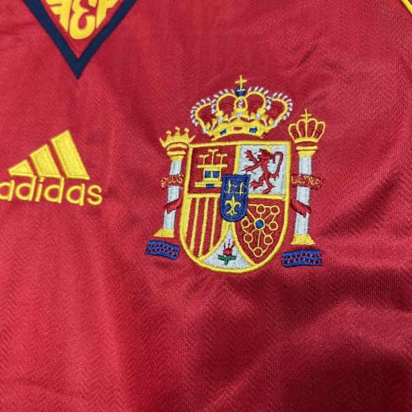 Spain 1998 Home Retro Jersey - Image 8