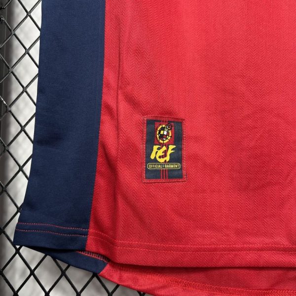 Spain 1998 Home Retro Jersey - Image 6