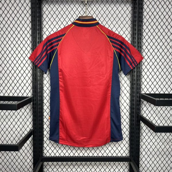 Spain 1998 Home Retro Jersey - Image 2