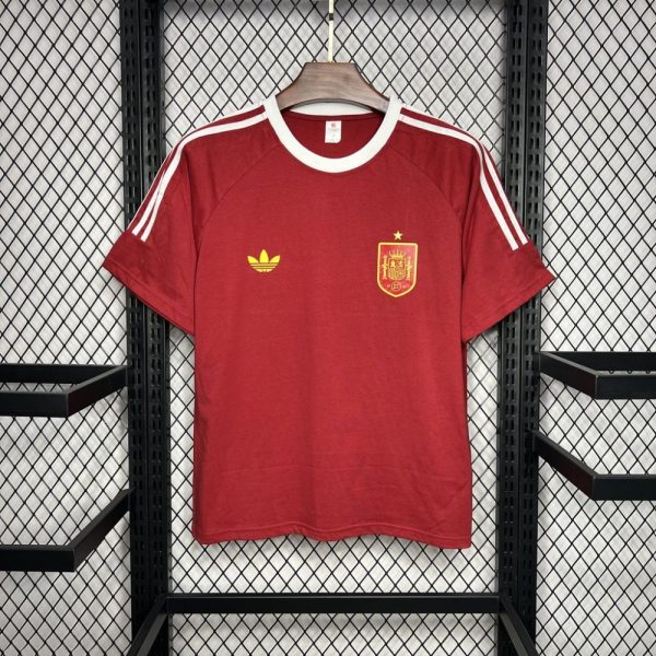 Spain 2024/25 Euro Retro Style Jersey - Image 6