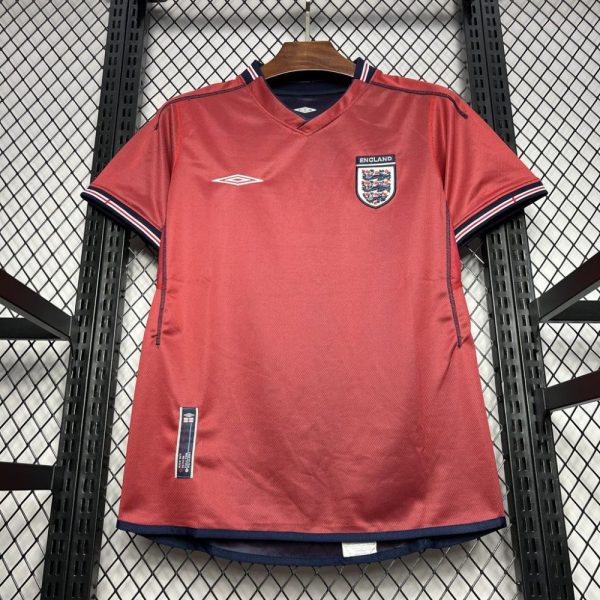 England 2002 Away Retro Jersey (Double-Sided) - Image 11