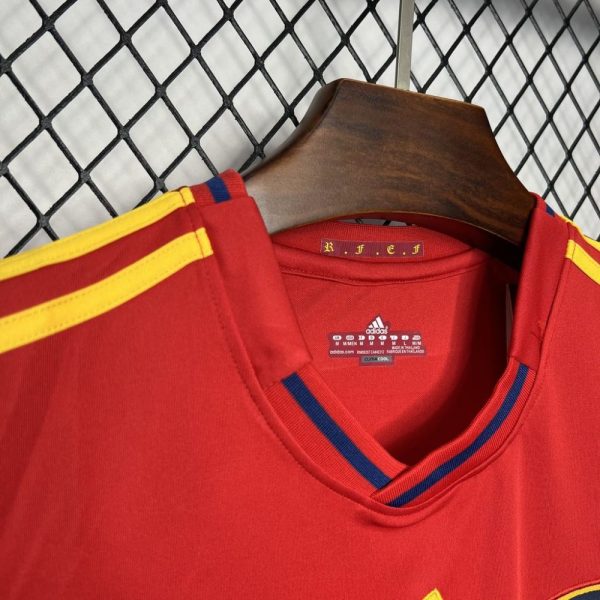 Spain 2010 Home Retro Jersey - Image 5