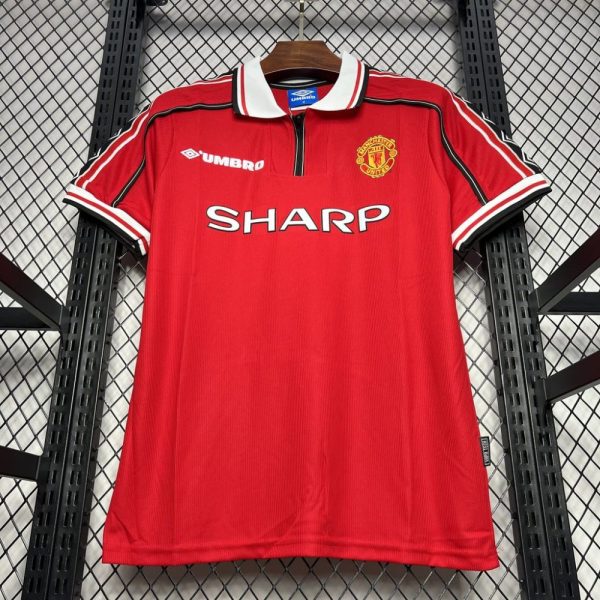 Manchester United 1998/99 Home Retro Jersey - Image 7