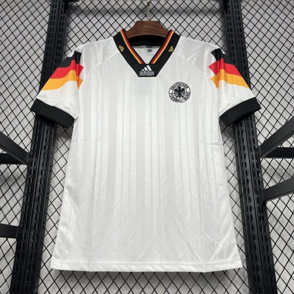 Germany 1992 Home Retro Jersey - Image 7