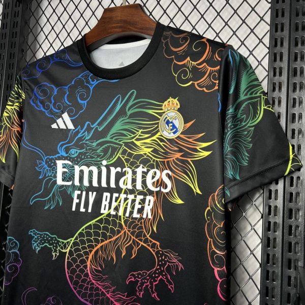 Real Madrid 2024/25 Black Cailong Special Edition Jersey - Image 3
