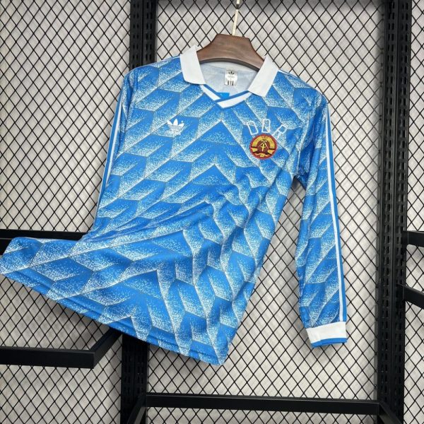 Ddr 1988 Away Long Sleeve Retro Jersey