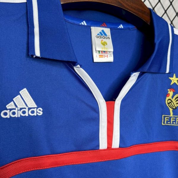 France 2000 Home Retro Jersey - Image 6