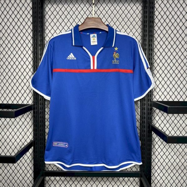 France 2000 Home Retro Jersey - Image 3
