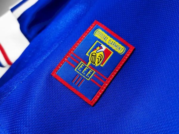 France 1998 World Cup Home Long Sleeves Retro Jersey - Image 8