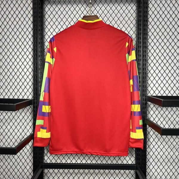 England 1995/96 Goalkeeper Long Sleeves Retro Jersey - Image 2