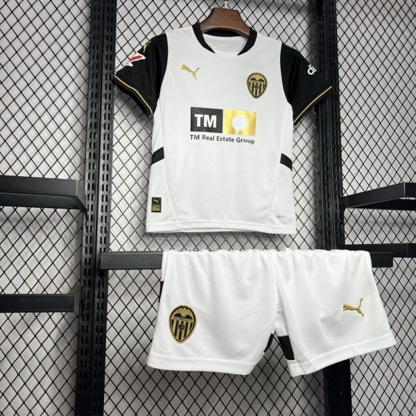 Valencia Cf 2024/25 Home Kids Kit - Image 5