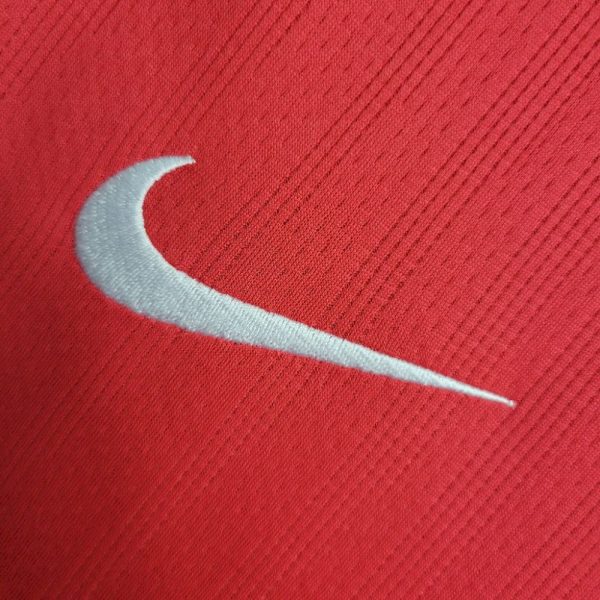 Manchester United 2007/08 Home Long Sleeves Retro Jersey - Image 9