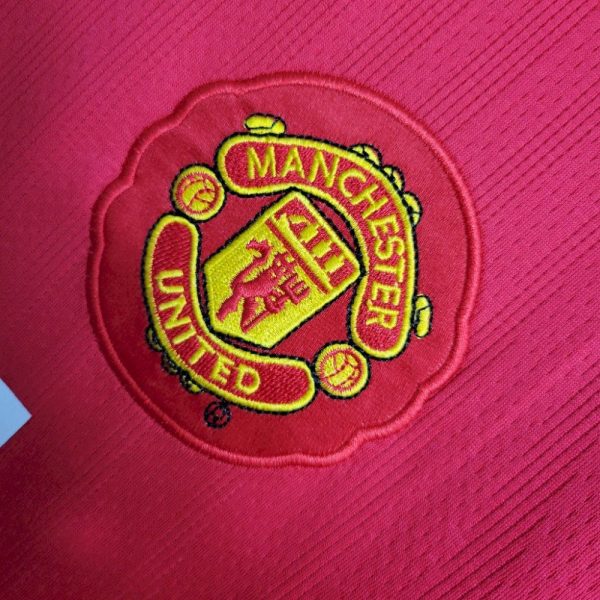 Manchester United 2007/08 Home Long Sleeves Retro Jersey - Image 7