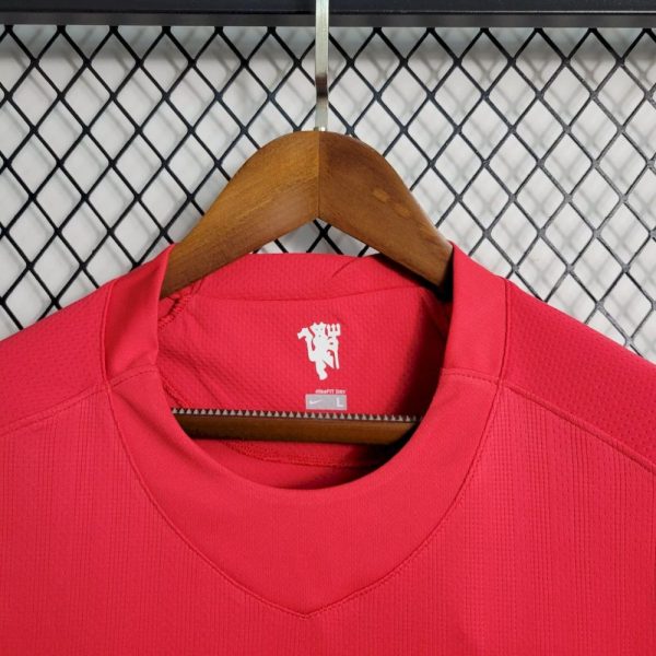 Manchester United 2007/08 Home Long Sleeves Retro Jersey - Image 6