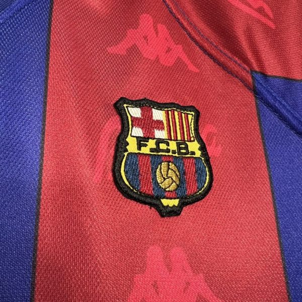 Barcelona 1995/97 Home Retro Jersey - Image 7