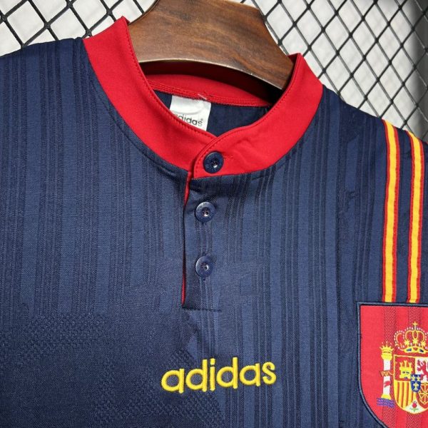 Spain 1996 Away Retro Jersey - Image 8