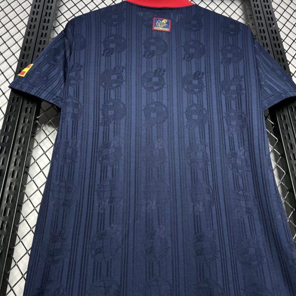 Spain 1996 Away Retro Jersey - Image 7