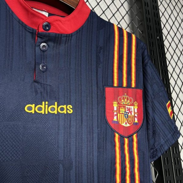 Spain 1996 Away Retro Jersey - Image 6