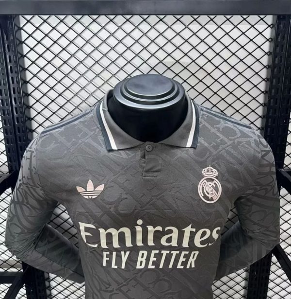 Real Madrid 2024/25 Third Long Sleeves Jersey Player Version - Image 3