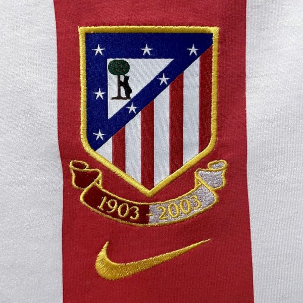 Atletico Madrid 1903-2003 Centennial Edition Retro Jersey - Image 8