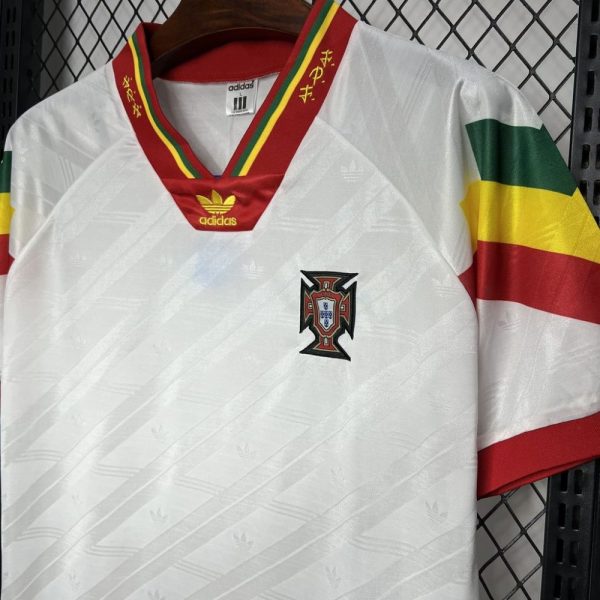 Portugal 1992/94 Away Retro Jersey - Image 5