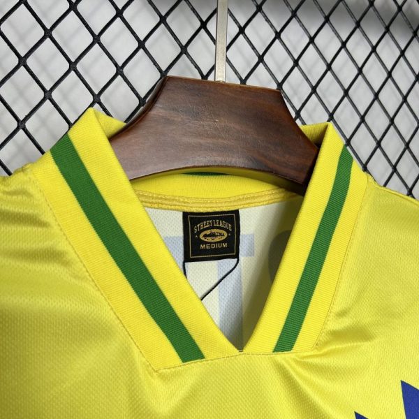 Brazil 1995 Home Corteiz Retro Jersey - Image 5