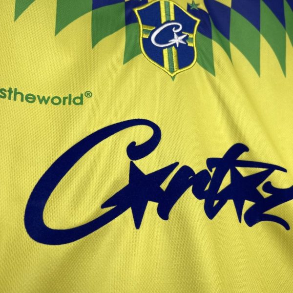 Brazil 1995 Home Corteiz Retro Jersey - Image 8
