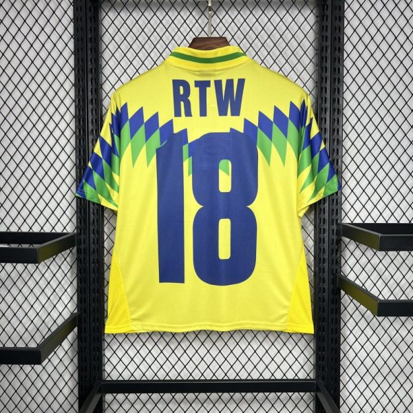 Brazil 1995 Home Corteiz Retro Jersey - Image 2