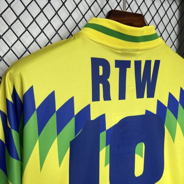 Brazil 1995 Home Corteiz Retro Jersey - Image 3