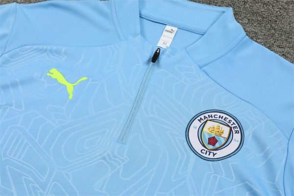 Manchester City 2024/25 Half-Zip Adult Sweater+Pant 14001 - Image 4