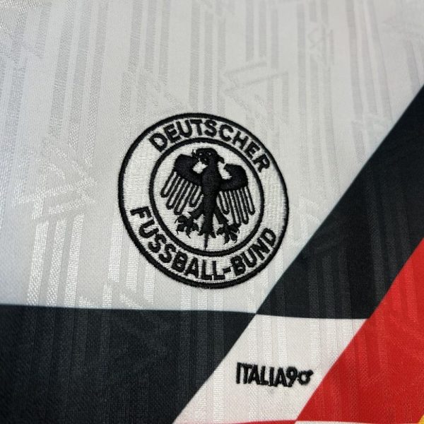 Germany 1990 Home Word Cup Retro Jersey - Image 4