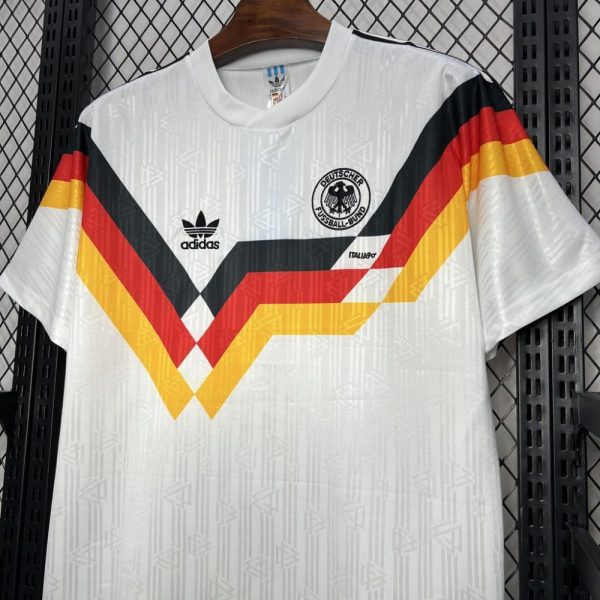 Germany 1990 Home Word Cup Retro Jersey - Image 3