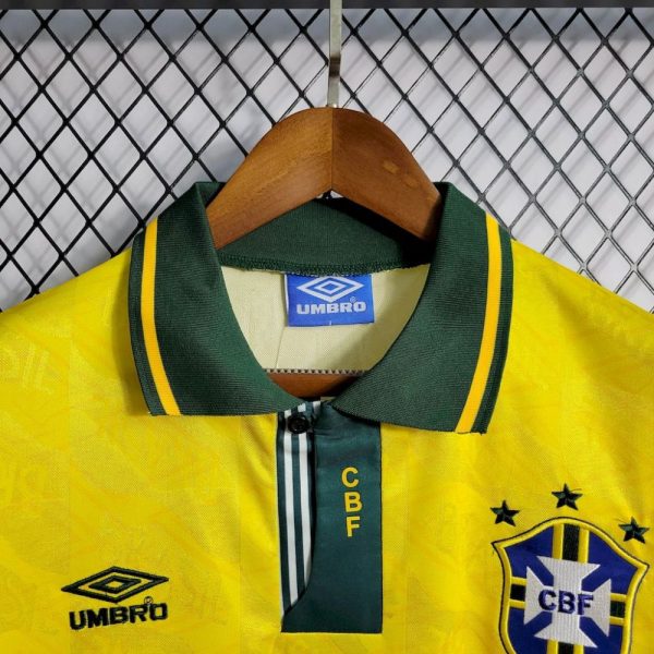 Brazil 1991/93 Home Retro Jersey - Image 8