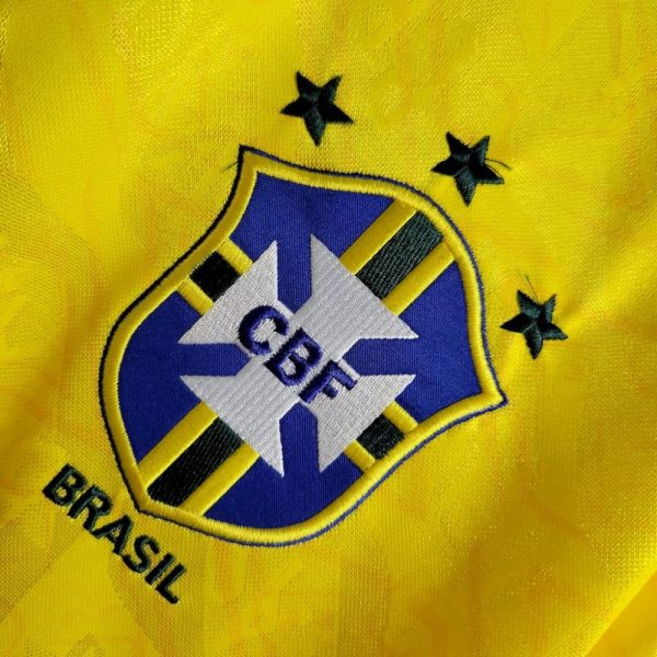 Brazil 1991/93 Home Retro Jersey - Image 5